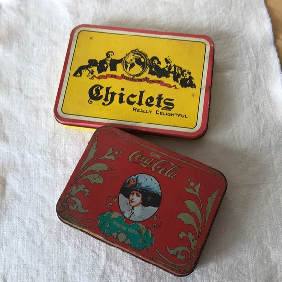 Other - Vintage Tins Chiclets and Coca Cola